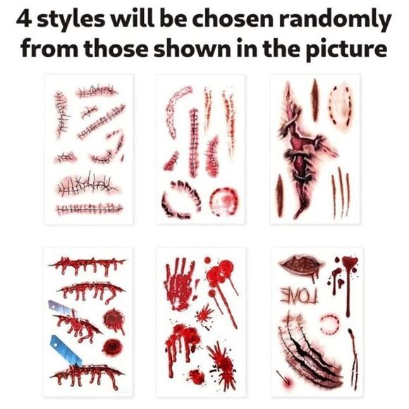 💗🧟‍♀️ 8PCS Zombie Barbie Costume Halloween Bundle Set SIZES M, L, XL NEW - Picture 13 of 17